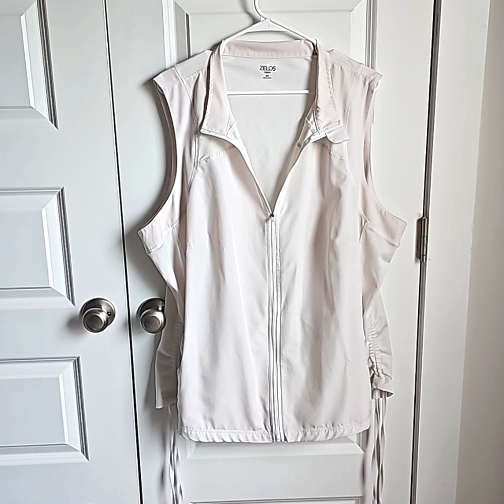 Zelos Curvy Zip-Up Tank in Size Women's 3x EUC